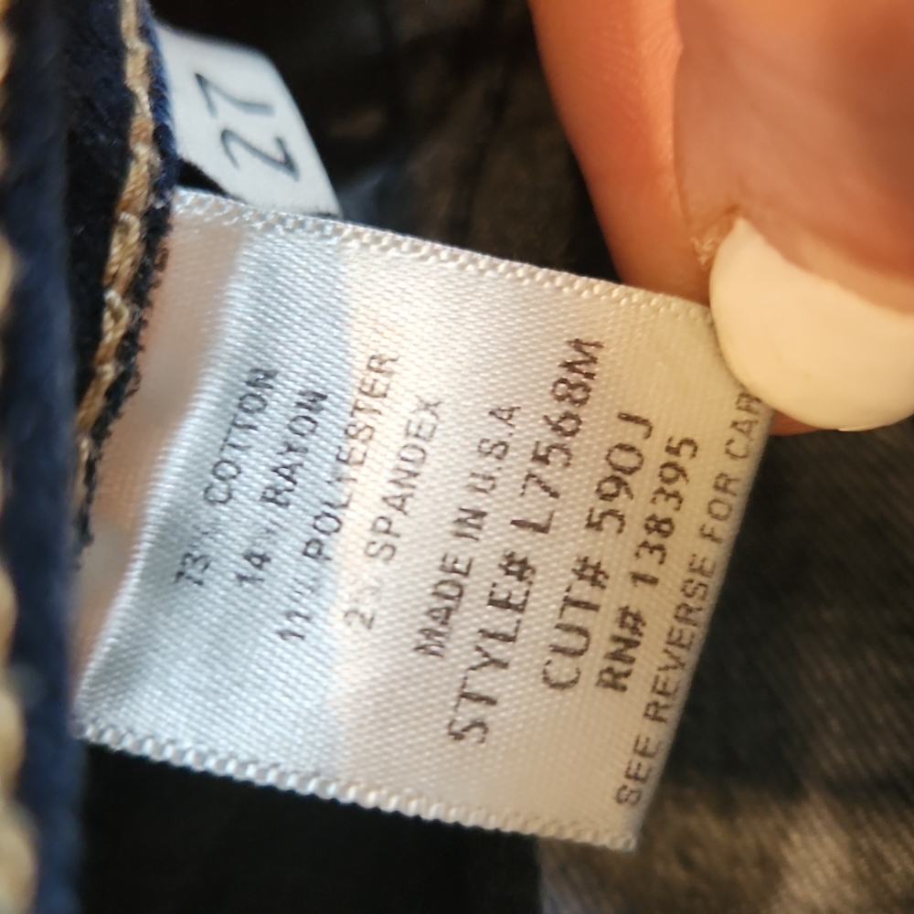 Flying Monkey Women's Medium Washed Distressed Je… - image 5